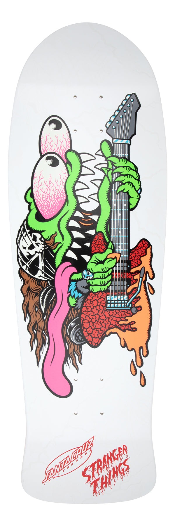 SANTA CRUZ - Stranger Things Meek Slasher Eddie Reveal 10.1" Skateboard Deck