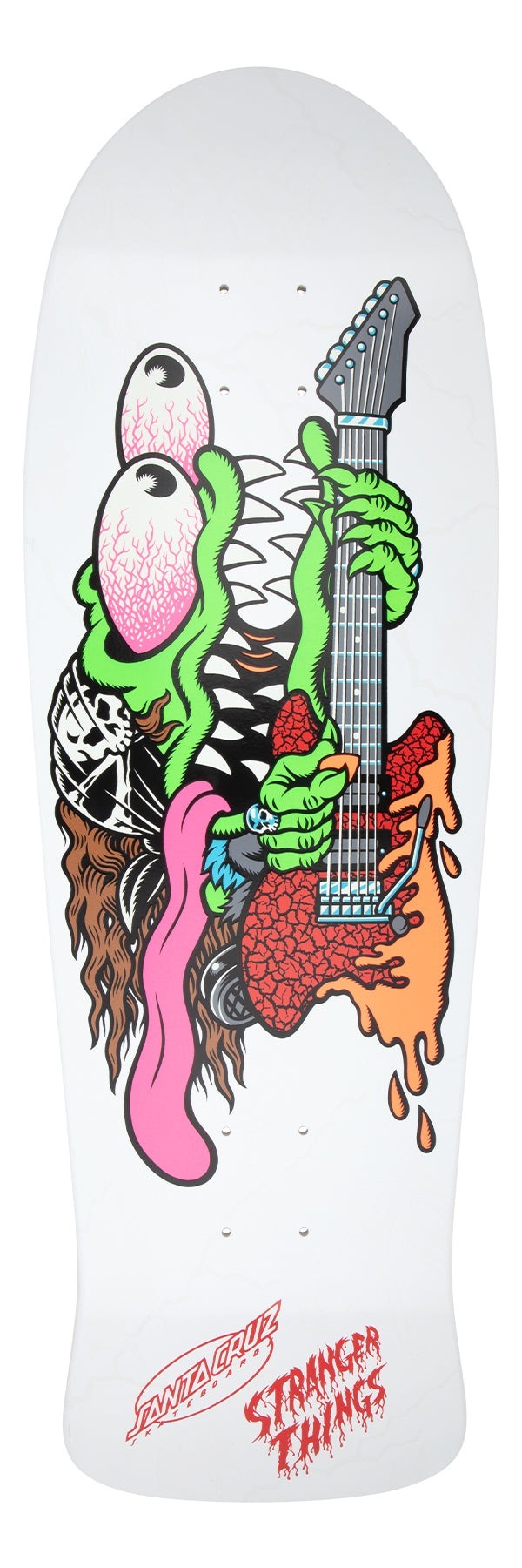SANTA CRUZ - Stranger Things Meek Slasher Eddie Reveal 10.1" Skateboard Deck