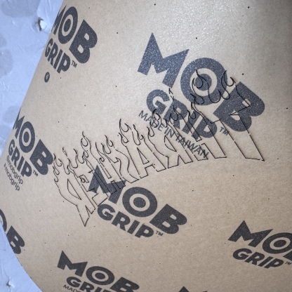 MOB - Thrasher Laser Cut Flame Logo Skateboard Griptape