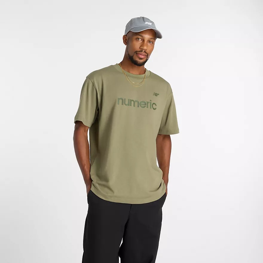 NB NUMERIC - Cotton (Dark Olivine) T-Shirt