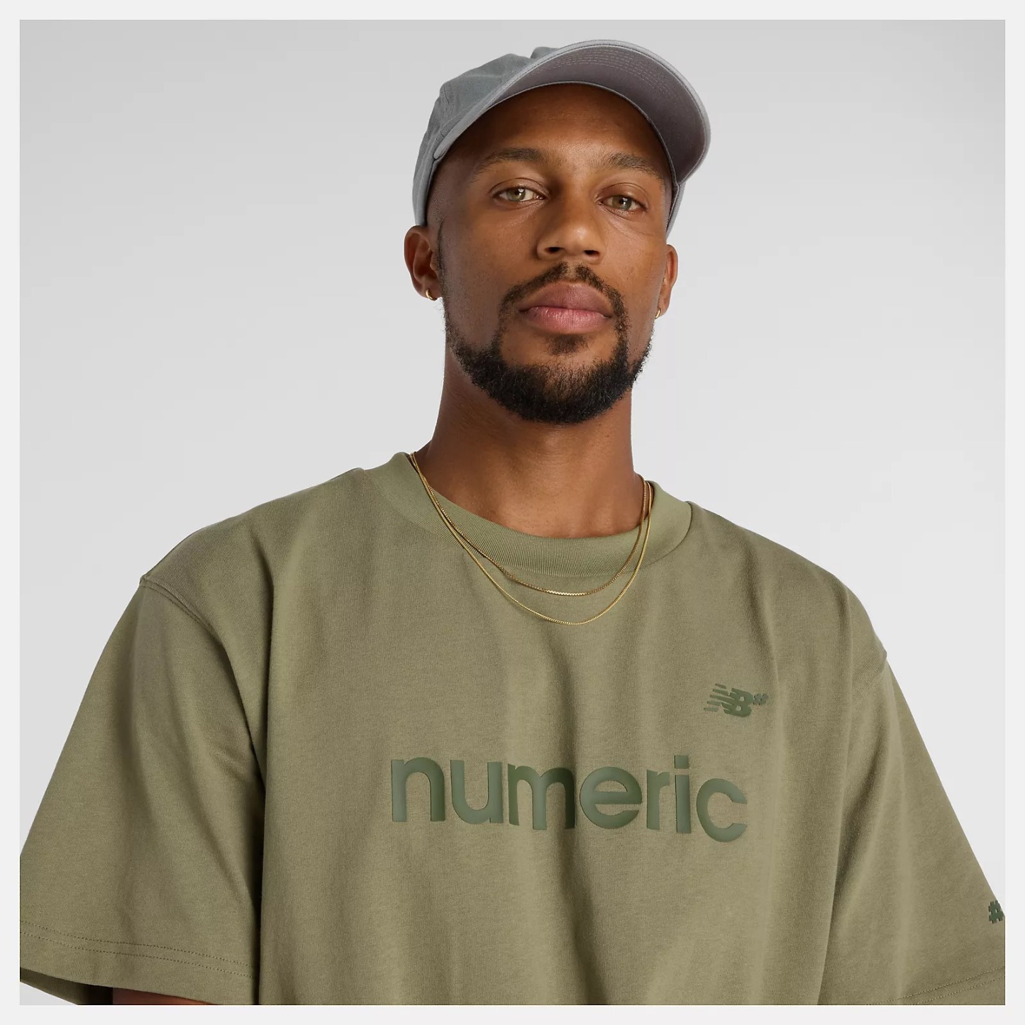 NB NUMERIC - Cotton (Dark Olivine) T-Shirt