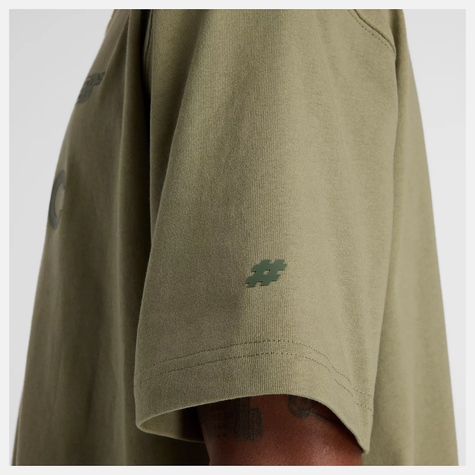 NB NUMERIC - Cotton (Dark Olivine) T-Shirt