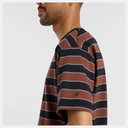 NB NUMERIC - Thin Stripe (Black/Brown) T-Shirt
