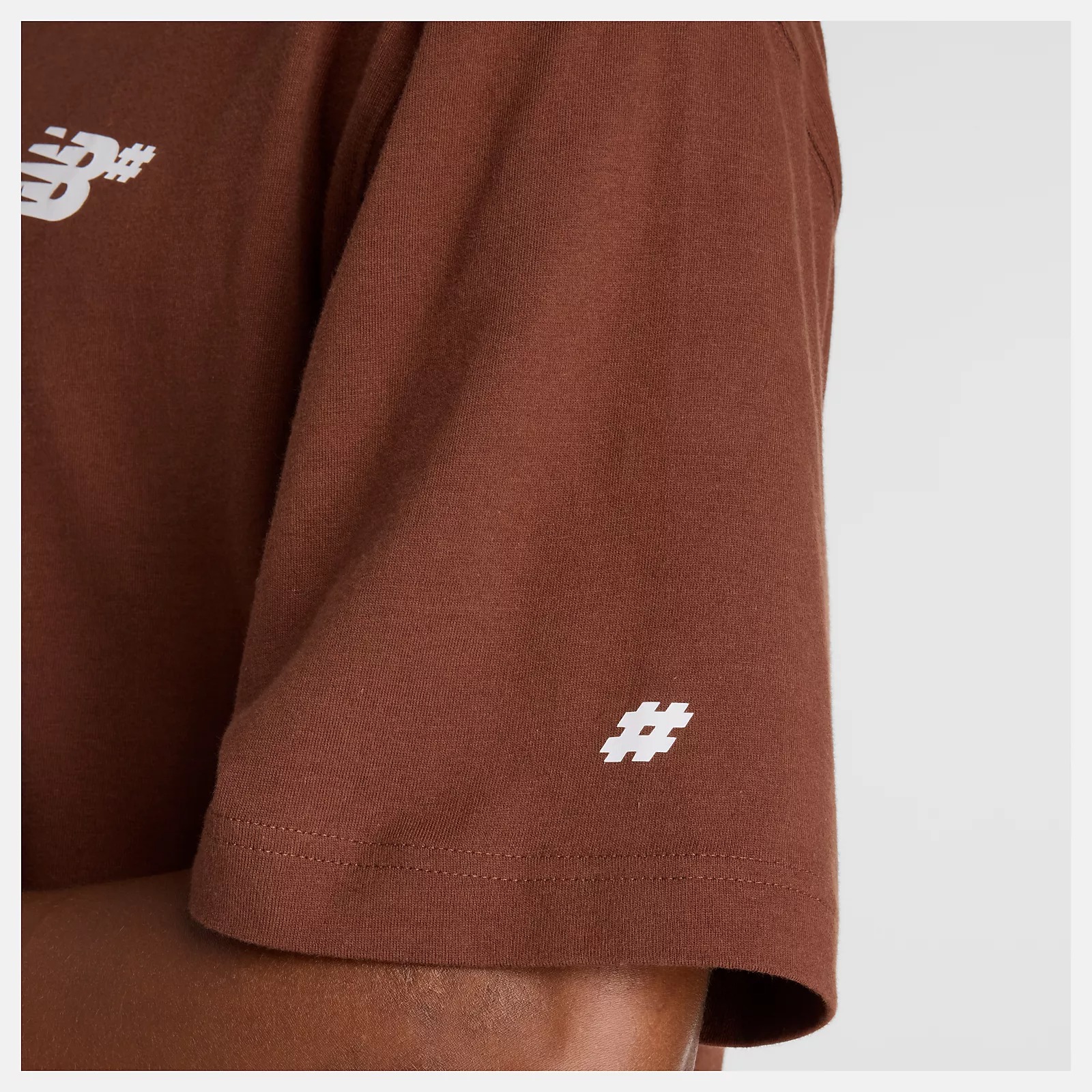 NB NUMERIC - Small Logo (Brown) T-Shirt