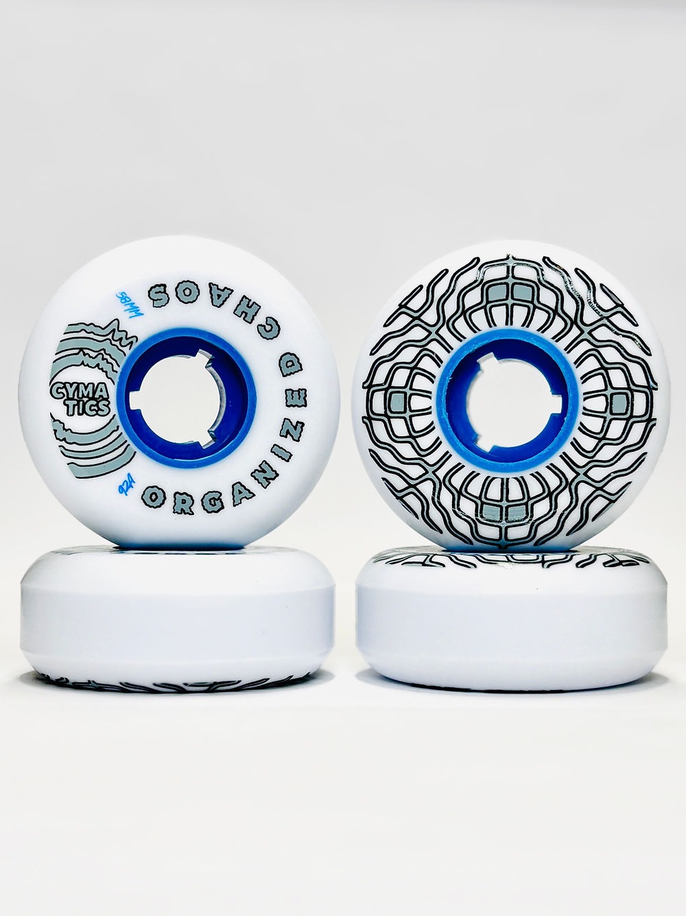 CYMATICS - Blue Core Neutral Wave 58mm & 60mm (The Adaptive 92A) Aggressive Inline Skate Wheels