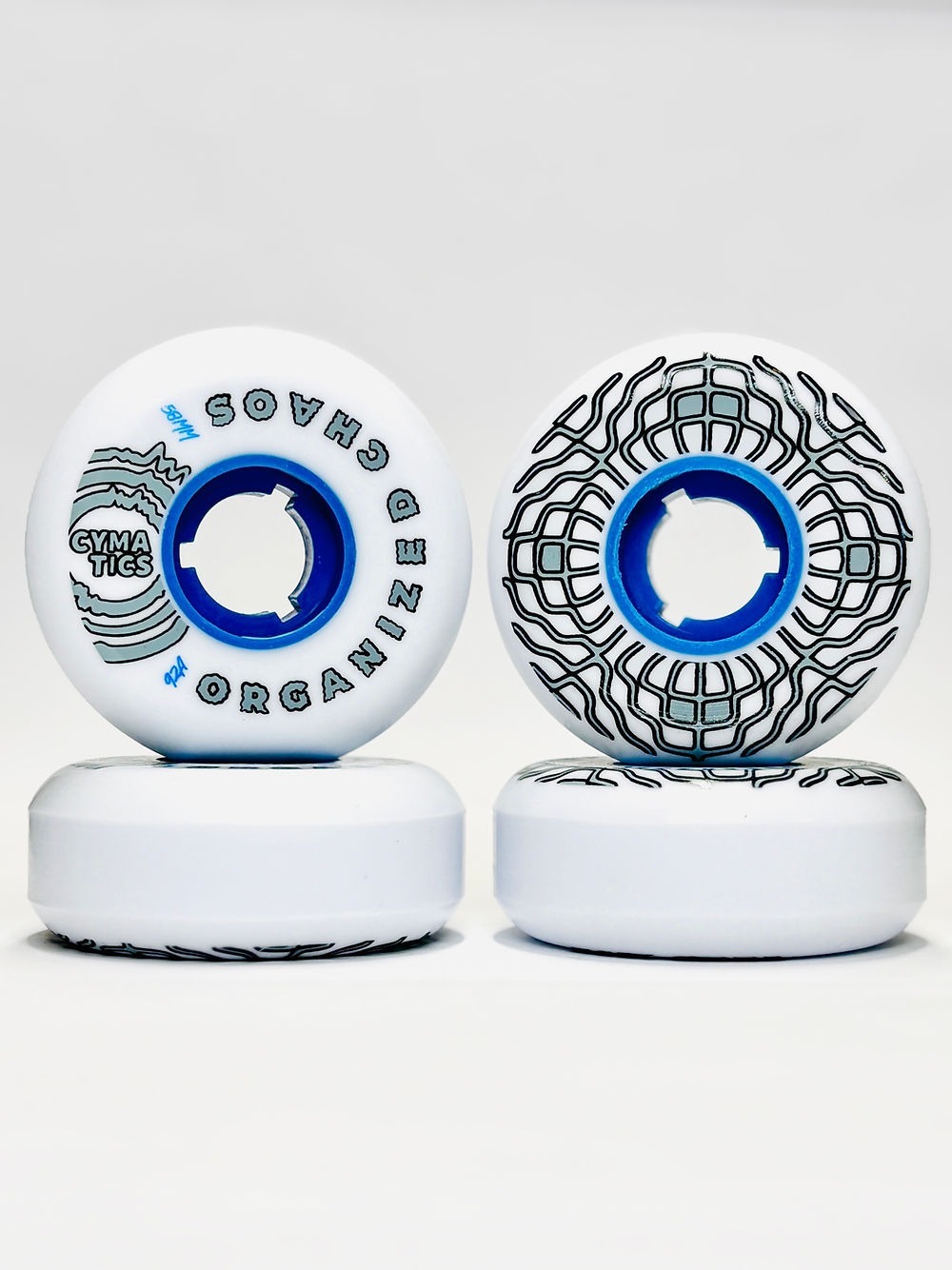 CYMATICS - Blue Core Neutral Wave 58mm & 60mm (The Adaptive 92A) Aggressive Inline Skate Wheels
