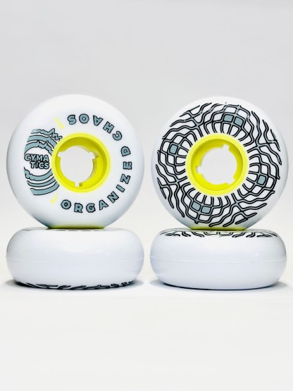 CYMATICS - Yellow Core Neutral Wave 58mm & 60mm (The Heavy Hitter 95A) Aggressive Inline Skate Wheels