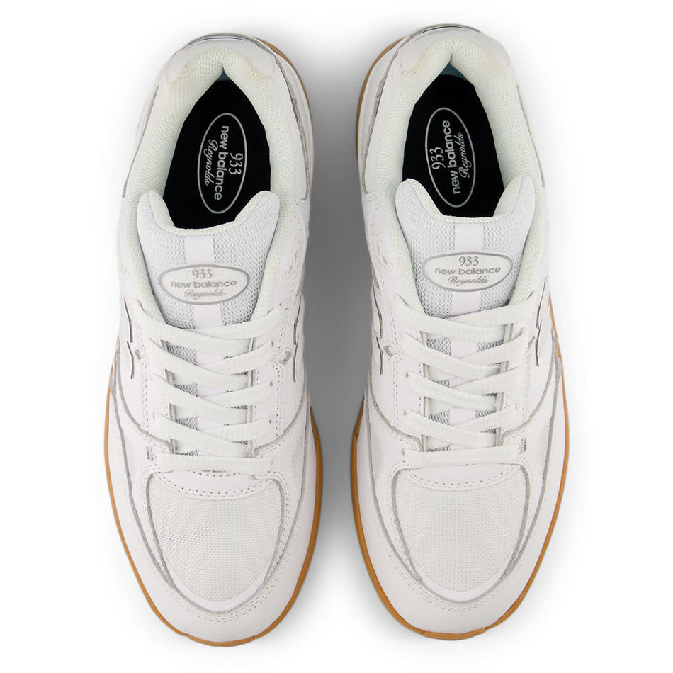 NB NUMERIC - Andrew Reynolds 933 (WWB White / Gum) Skate Shoes