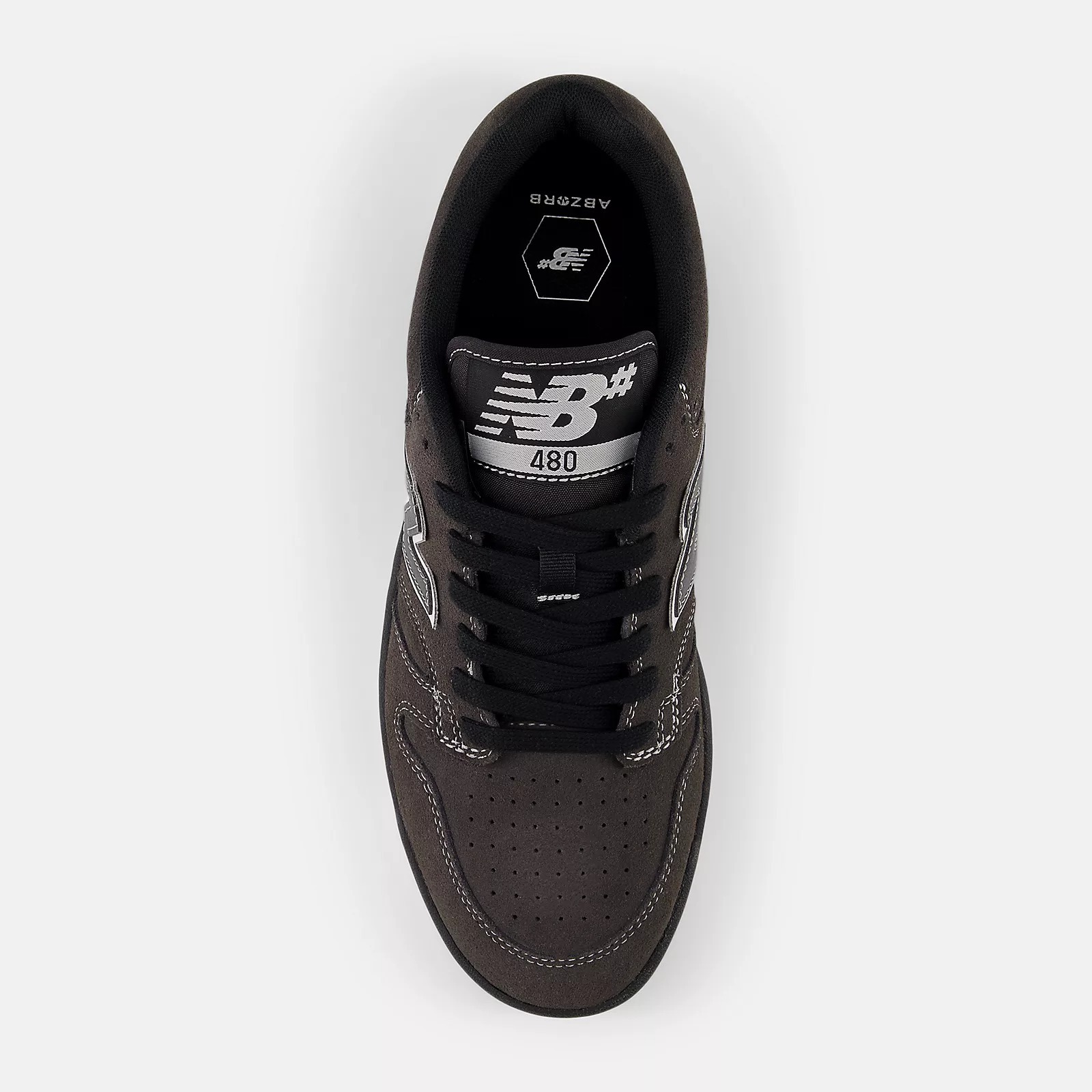 NB NUMERIC - 480 (Dark Grey/Black/Cement/White) Skate Shoes