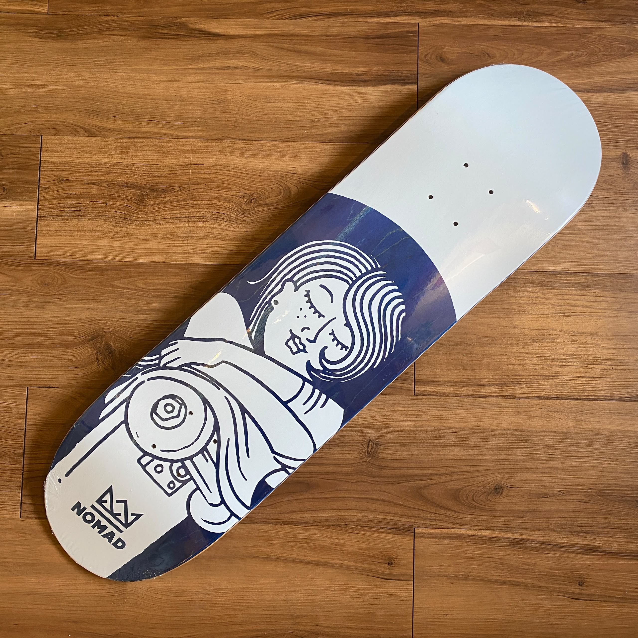 NOMAD - Boobies Blue Skate Life Series 8.25" Skateboard Deck