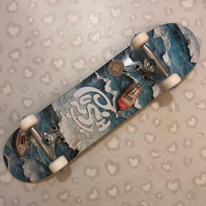 PUSH - Ocean Blue 7.0" Complete Skateboard