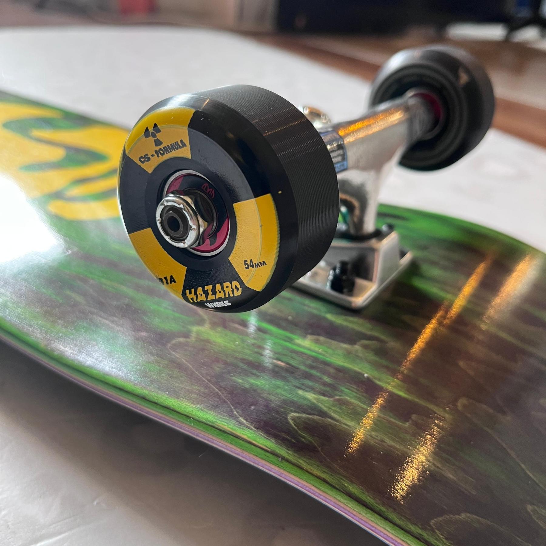 OPERA - EX7 Die Cut Mask 7.75" Custom Skateboard (Thunder & Hazard Custom Promo)