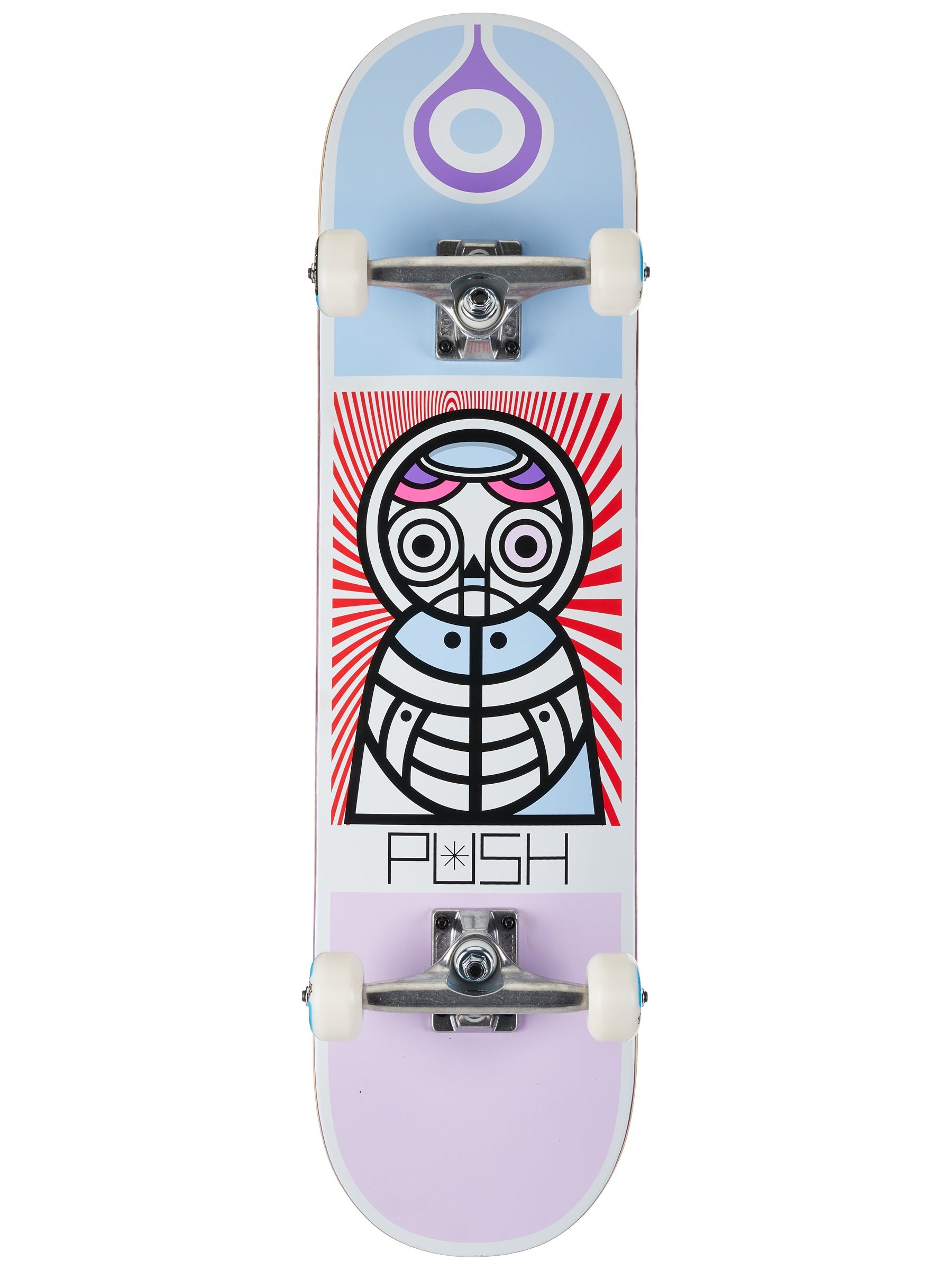 PUSH - Pendleton Owl 8.0" Complete Skateboard