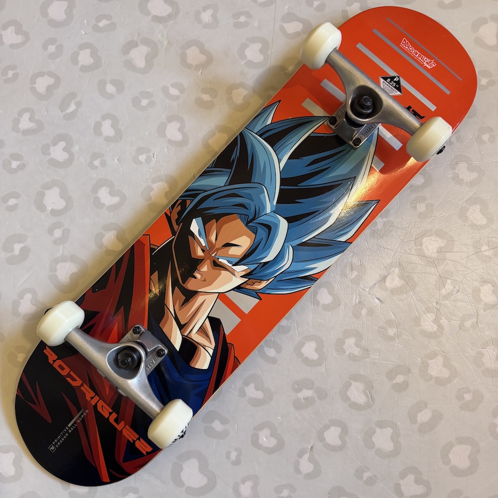PRIMITIVE - P-rod Goku Dragon Ball Z 8.25" Complete Skateboard