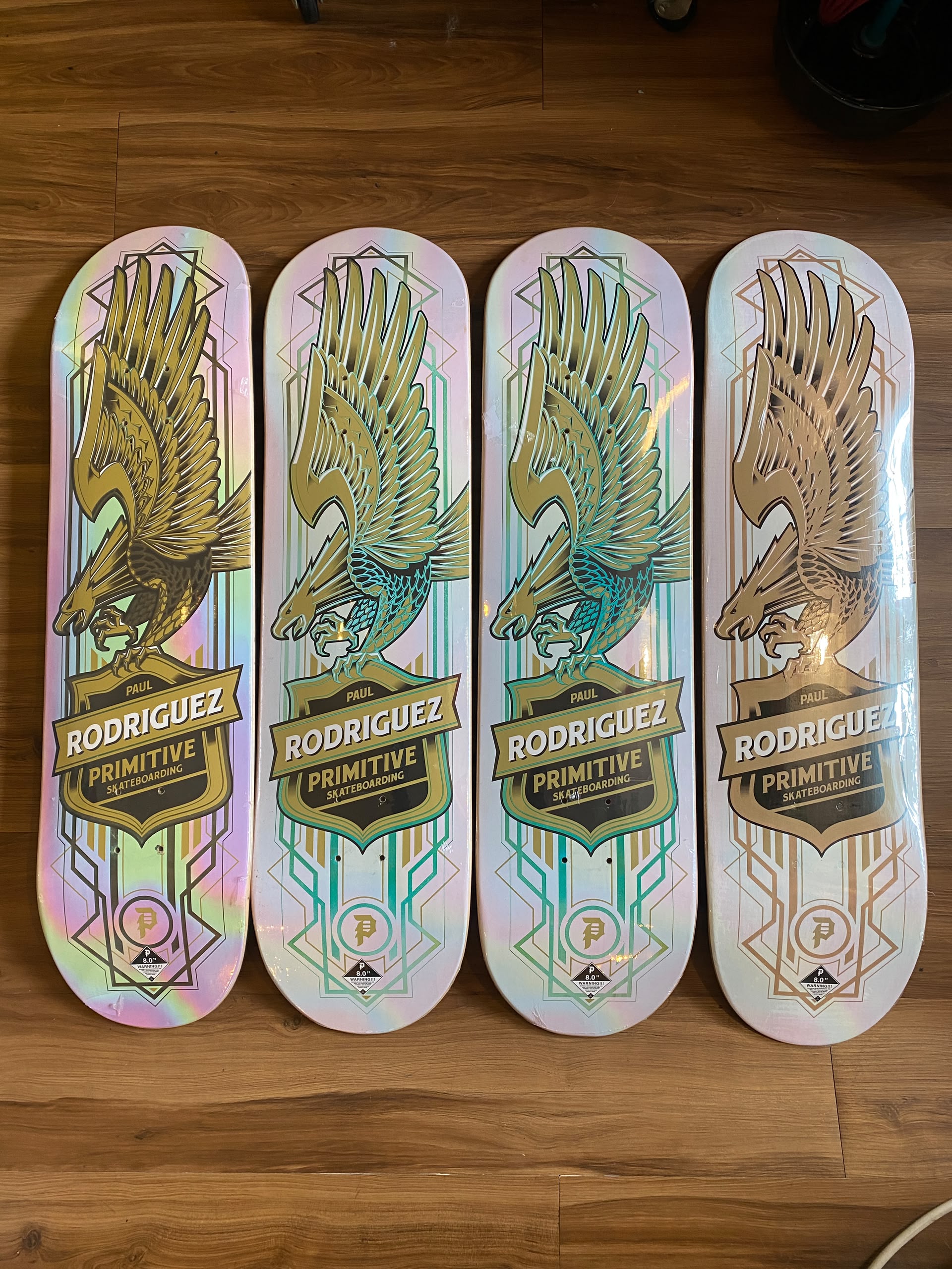 PRIMITIVE - P-Rod Eagle 8.0" Skateboard Deck