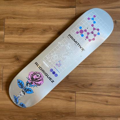 PRIMITIVE - P-Rod Spaced Silver 8.25" Skateboard Deck
