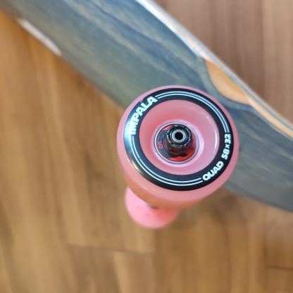 BLANK - Easy Carry Complete Cruiser Skateboard (Pink Impala + Independent + Shake Junt Promo Deal!)