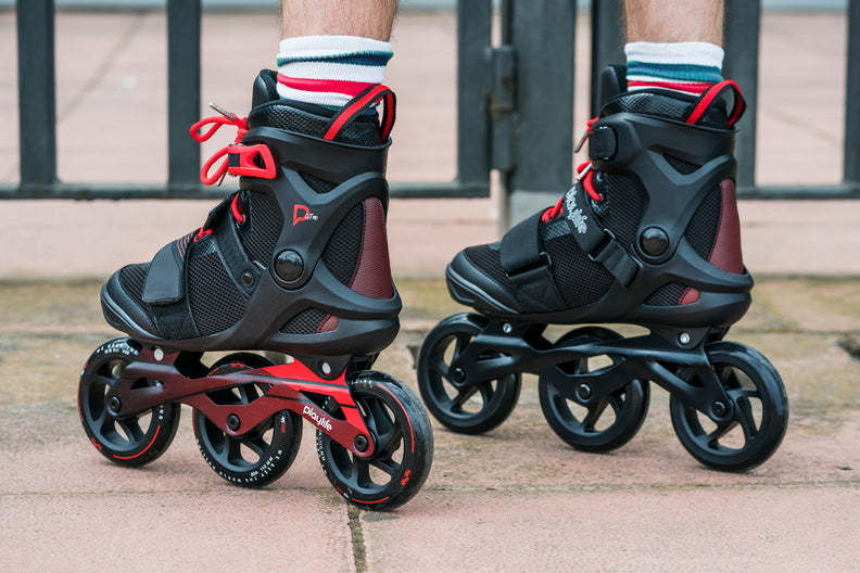 PLAYLIFE - GT Black 110 Fitness Inline Skates (CLEARANCE PROMO!)