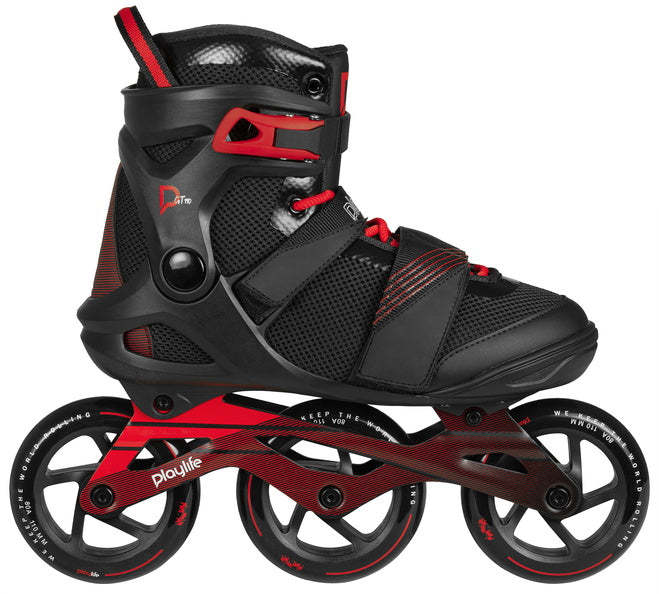 PLAYLIFE - GT Black 110 Fitness Inline Skates (CLEARANCE PROMO!)