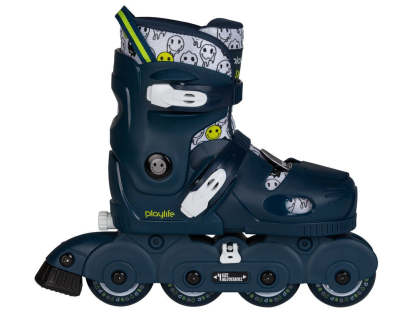 PLAYLIFE - Smile Navy Adjustable Kids Inline Skates