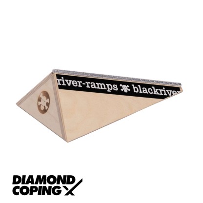BLACKRIVER - Polebank Diamond Coping Fingerboard Obstacle