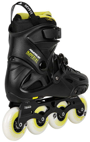 POWERSLIDE - One Imperial Black/Yellow 80 Urban Inline Skates (CLEARANCE SALE!)