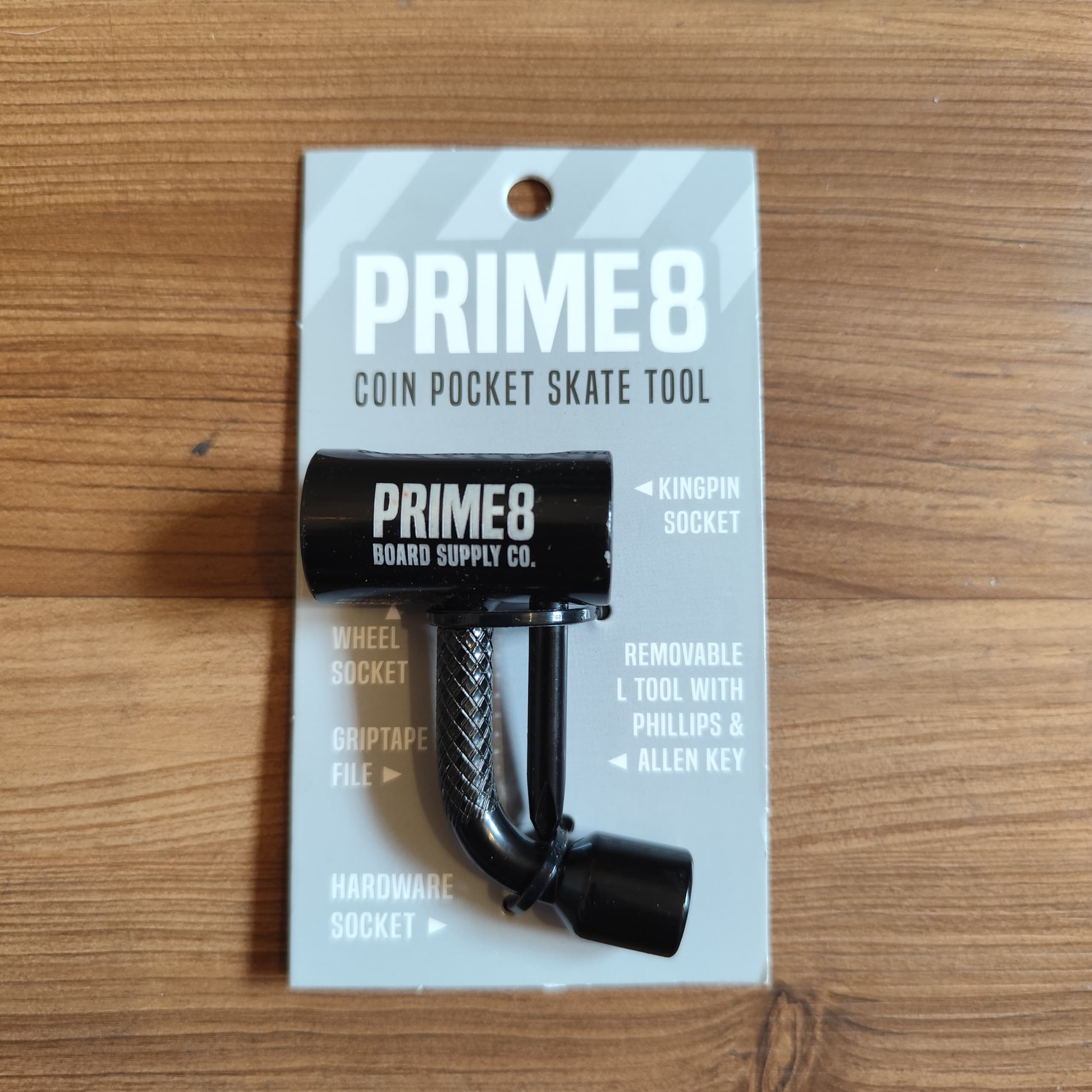 PRIME8 - Black Coin Pocket Skate Tool