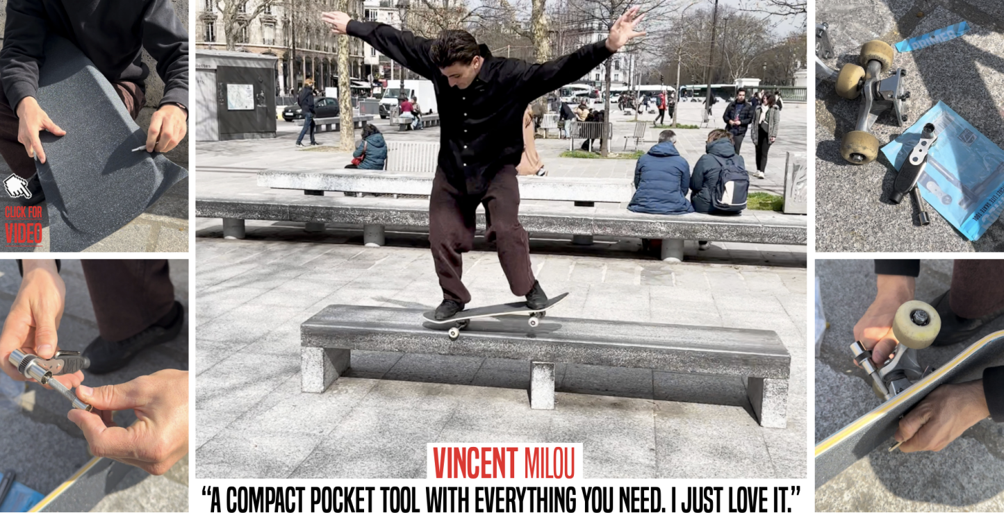 PRIME8 - Mint Blue Compact Skateboard Tool