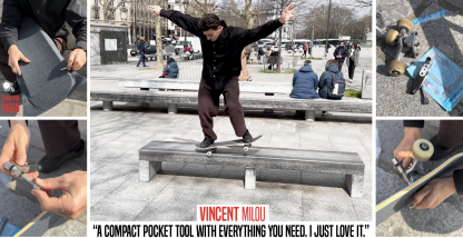 PRIME8 - Mint Blue Compact Skateboard Tool