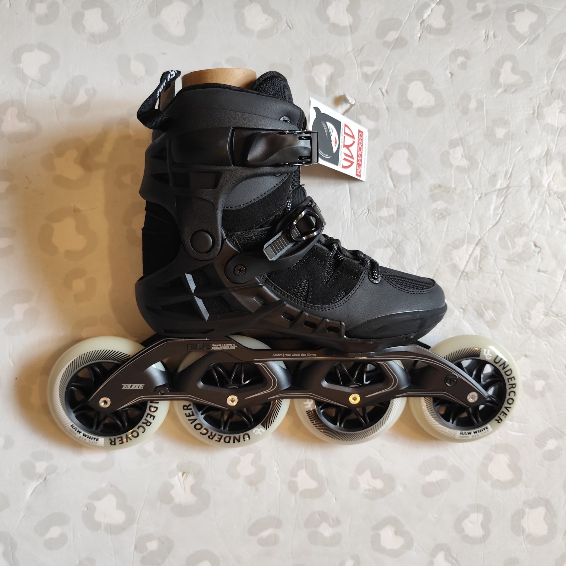 POWERSLIDE - Phuzion Argon Road Black 110 Fitness Inline Skates 