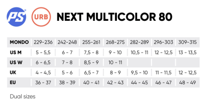 POWERSLIDE - Next Multicolour 80 Urban Inline Skates