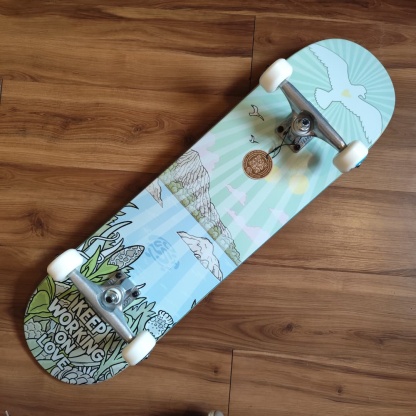PUSH - Jon Horner Guest Artist 8.25" Complete Skateboard