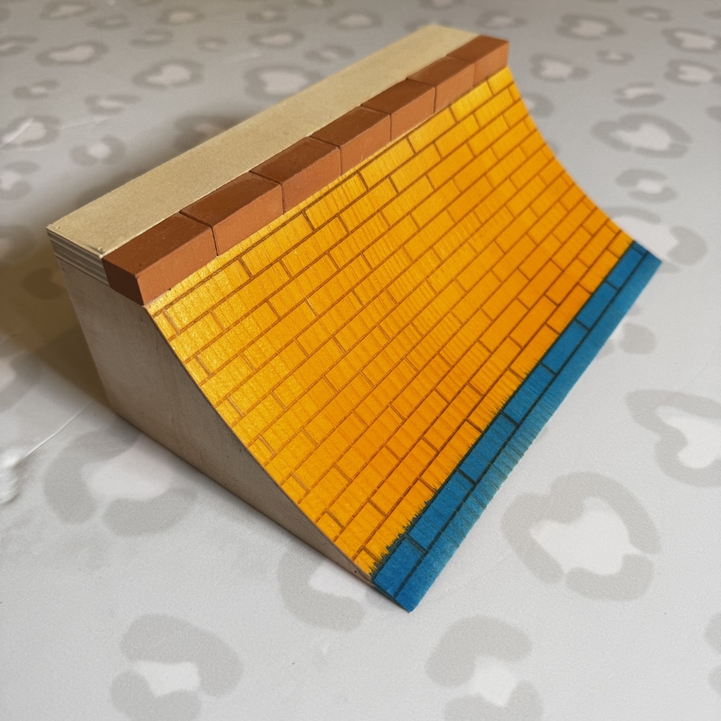 BLANK - Quarterpipe Fingerboard Obstacle