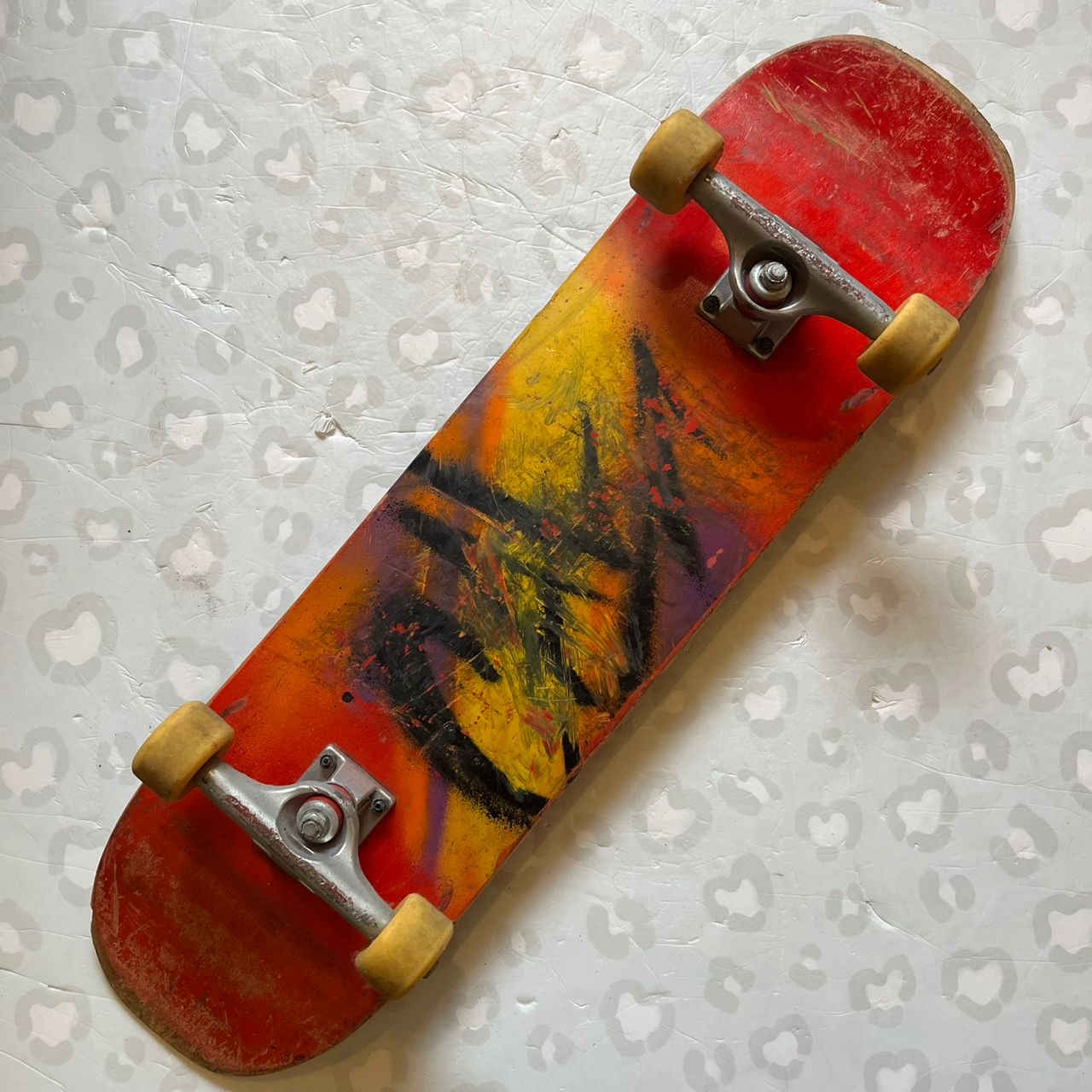 BLANK - Red 8.25" Complete Skateboard (USED)