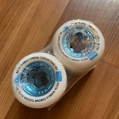RICTA - Chrome Clouds Blue 54mm/78a Skateboard Wheels