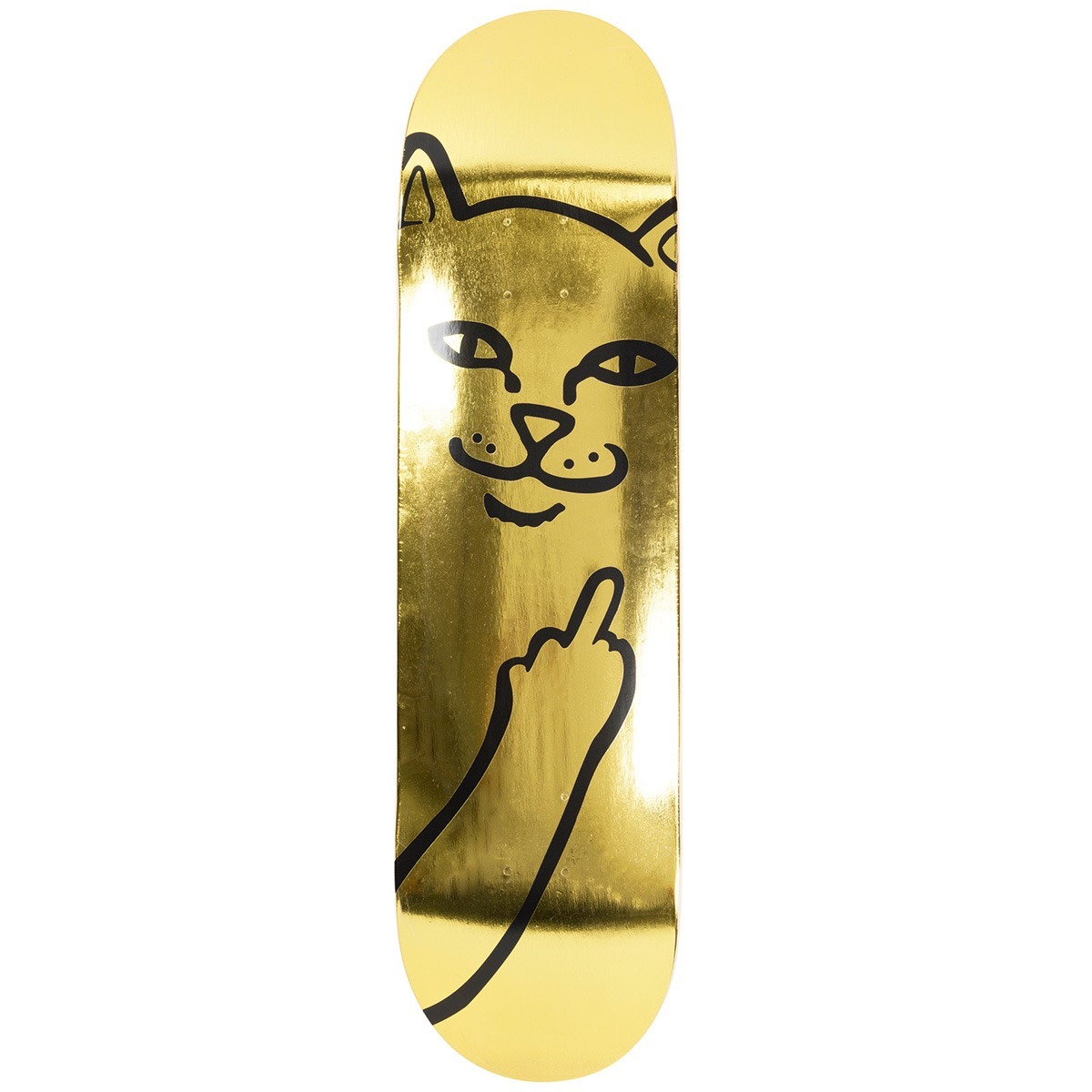 RIPNDIP - Gold Foil Lord Nermal 8.125" Skateboard Deck