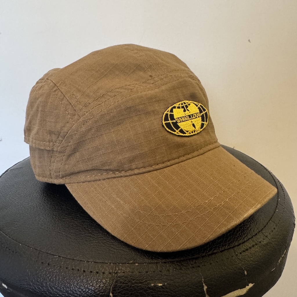 WHEEL LOVE - Brown Corduroy Globe Wu Quick Dry Cap