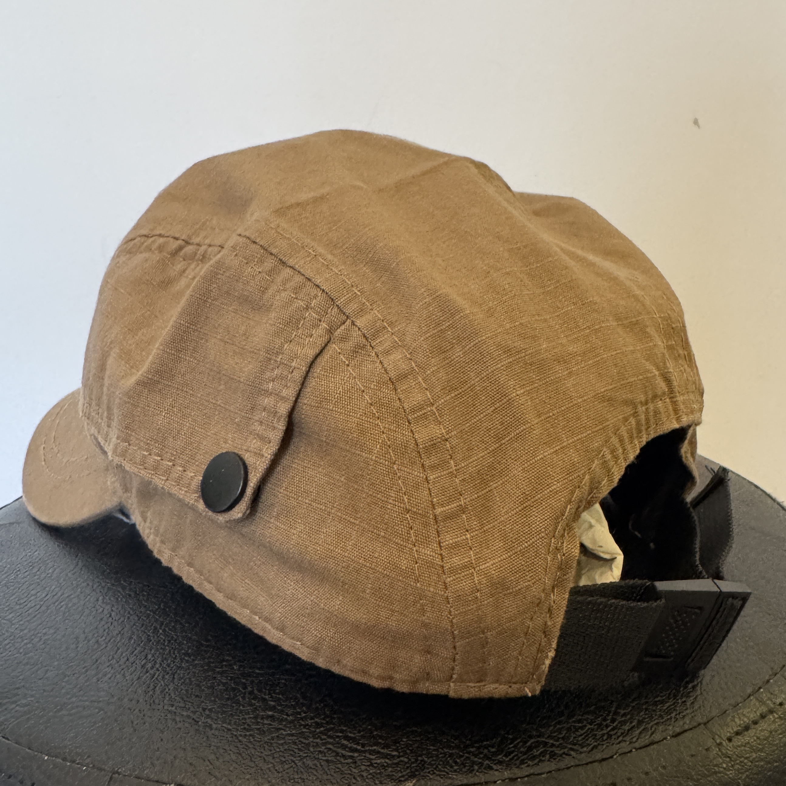 WHEEL LOVE - Brown Corduroy Globe Wu Quick Dry Cap