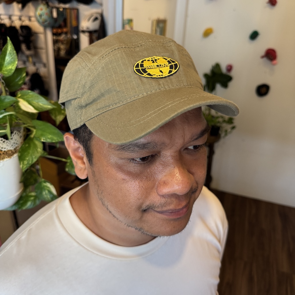 WHEEL LOVE - Olive Green Ripstop Globe Wu Quick Dry Cap
