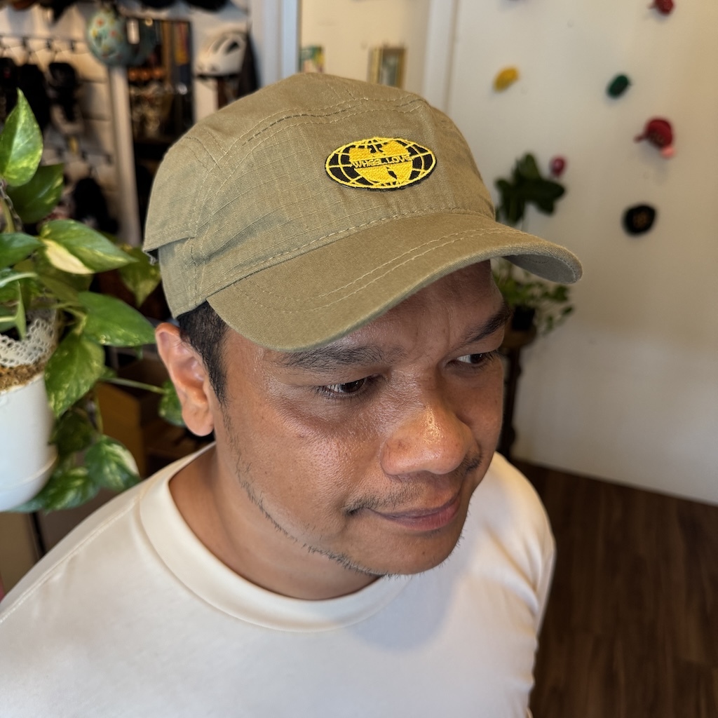 WHEEL LOVE - Olive Green Ripstop Globe Wu Quick Dry Cap