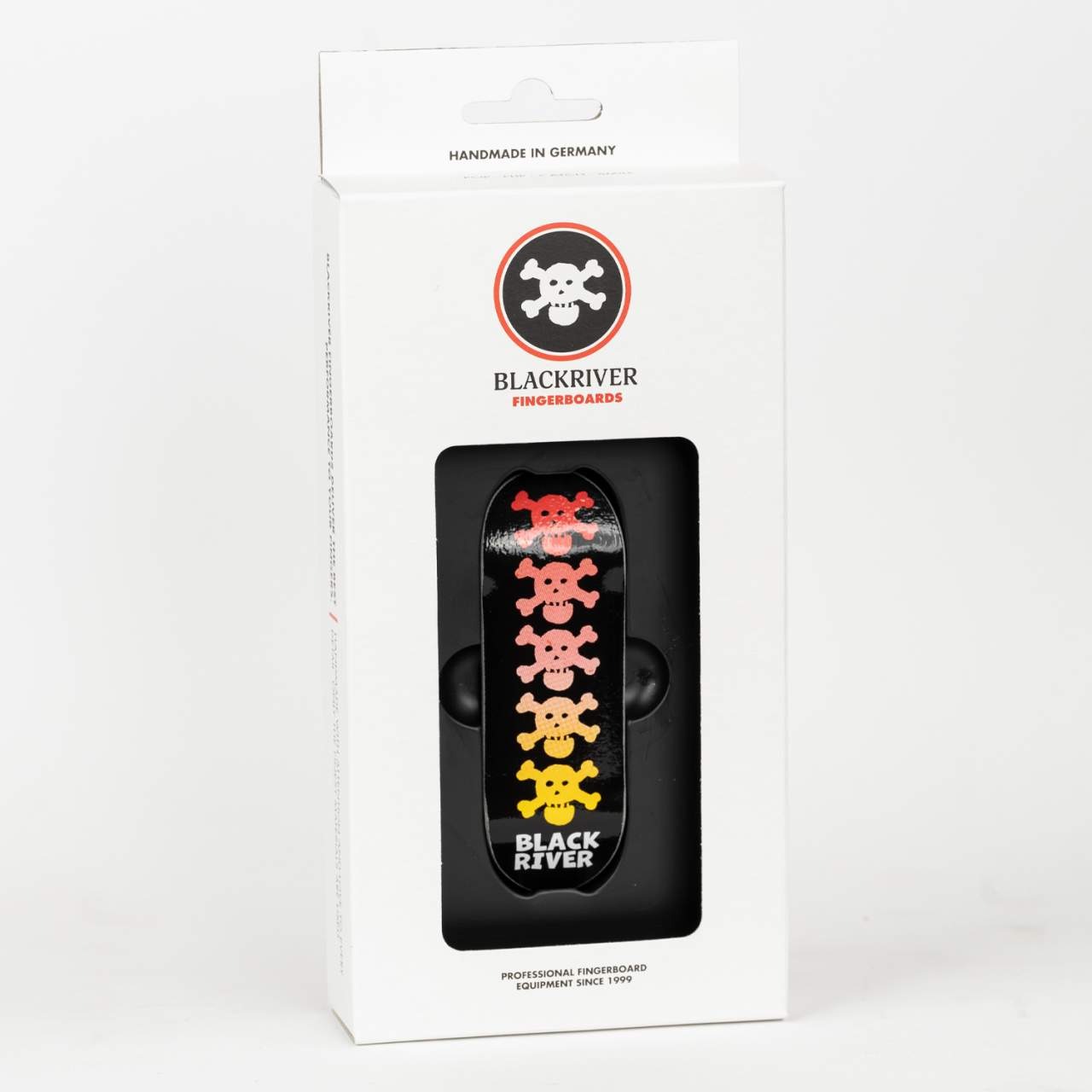 BLACKRIVER - Riverlabel Skulls 5-ply 33.3mm Medium Concave Fingerboard Deck
