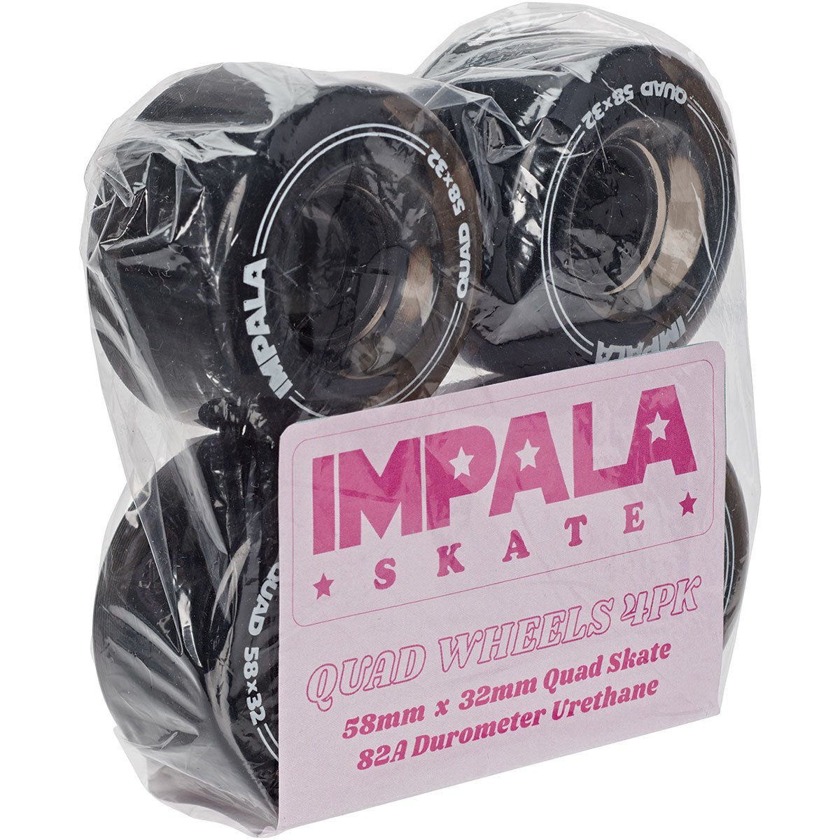 IMPALA - Black 58mm/82a Roller Skate Wheels