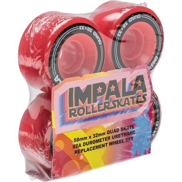 IMPALA - Red 58mm/82a Roller Skate Wheels