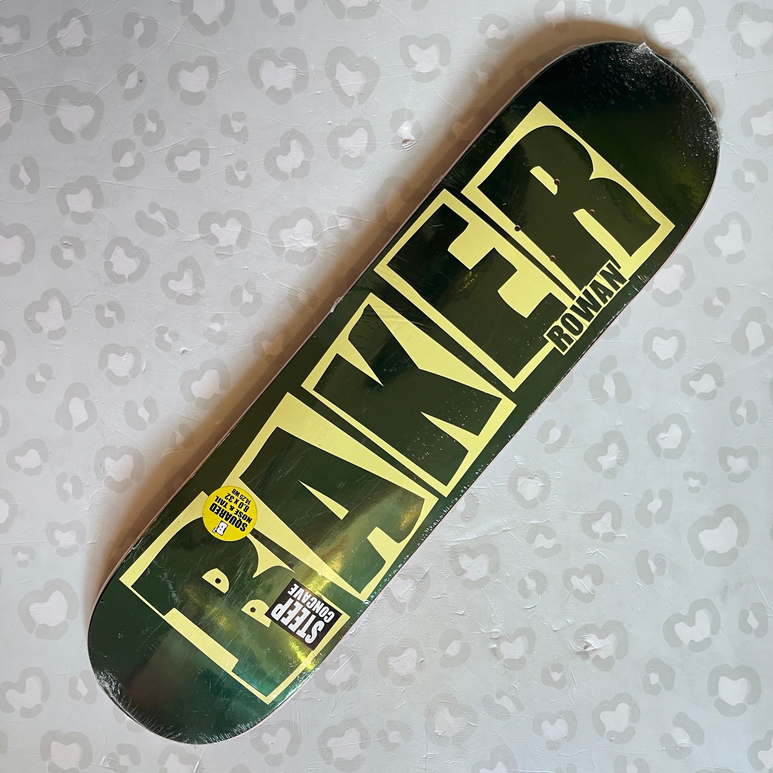 BAKER - Rowan Brand Logo Green Foil 8.0" Skateboard Deck
