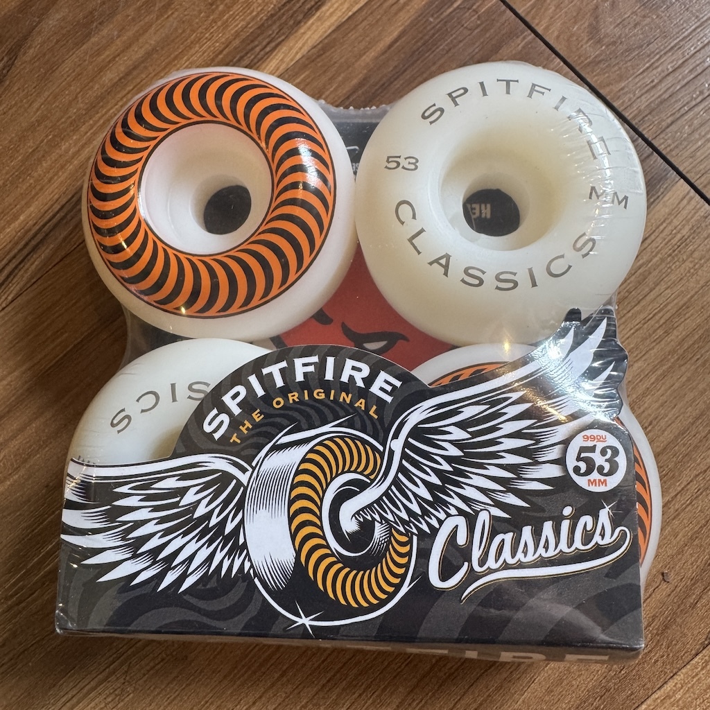 SPITFIRE - Classic 53mm/99 Skateboard Wheels – Wheel Love Skateshop