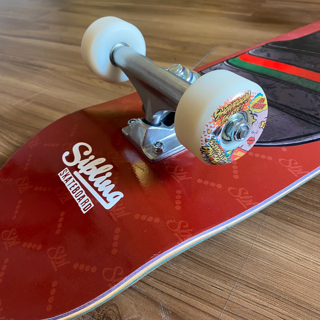 SIBLING - Slides 8.0" Complete Skateboard 