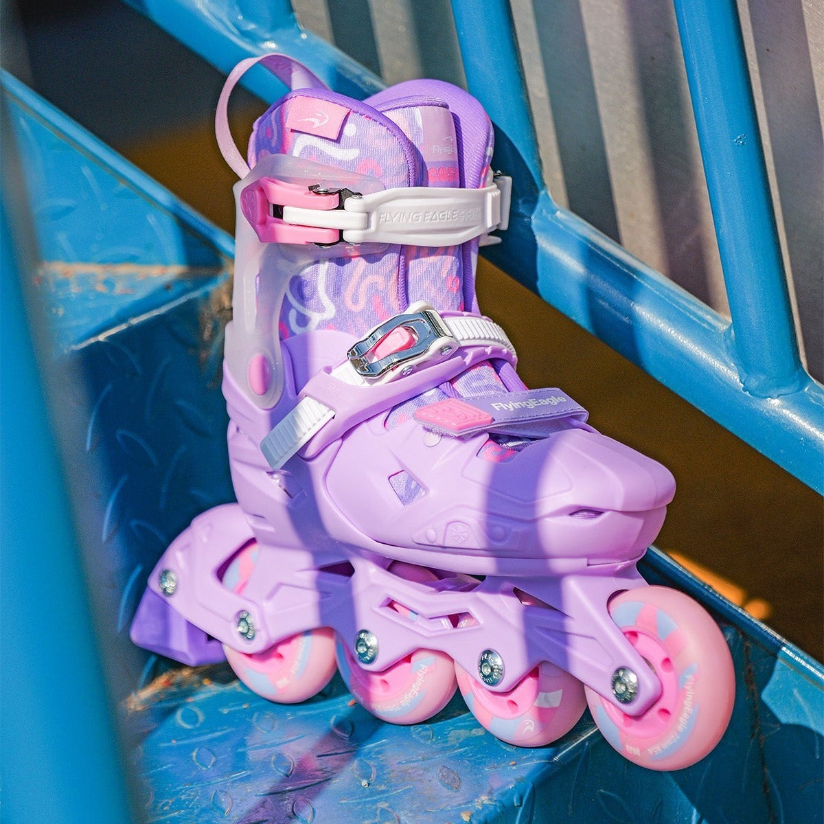 FLYING EAGLE - Purple S3S Cosmo Kids Inline Skates