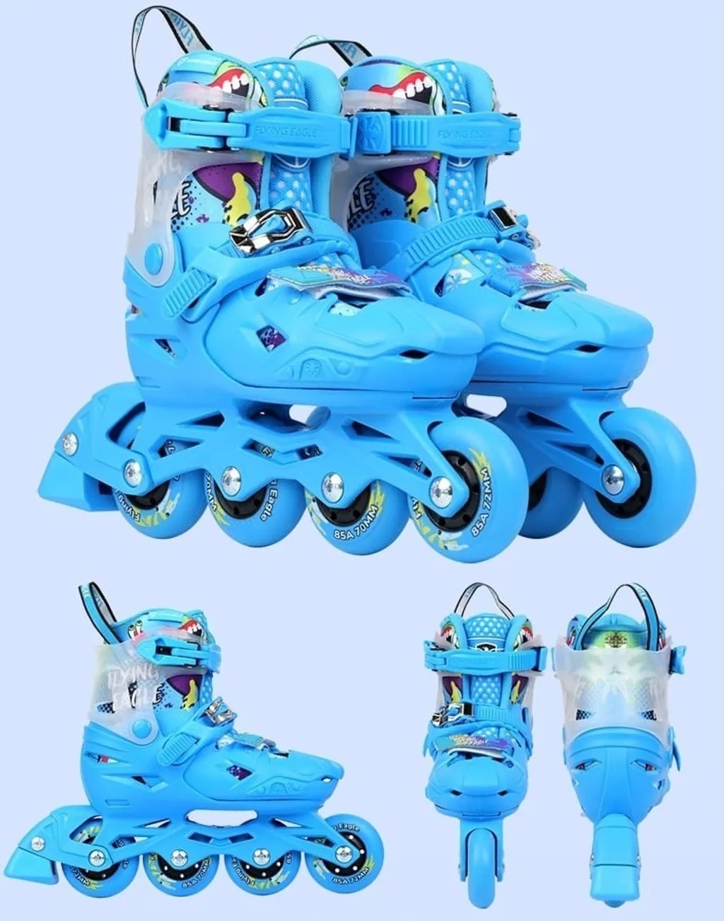 FLYING EAGLE - S3 Cosmo Kids Adjustable Inline Skates (Various Colours)