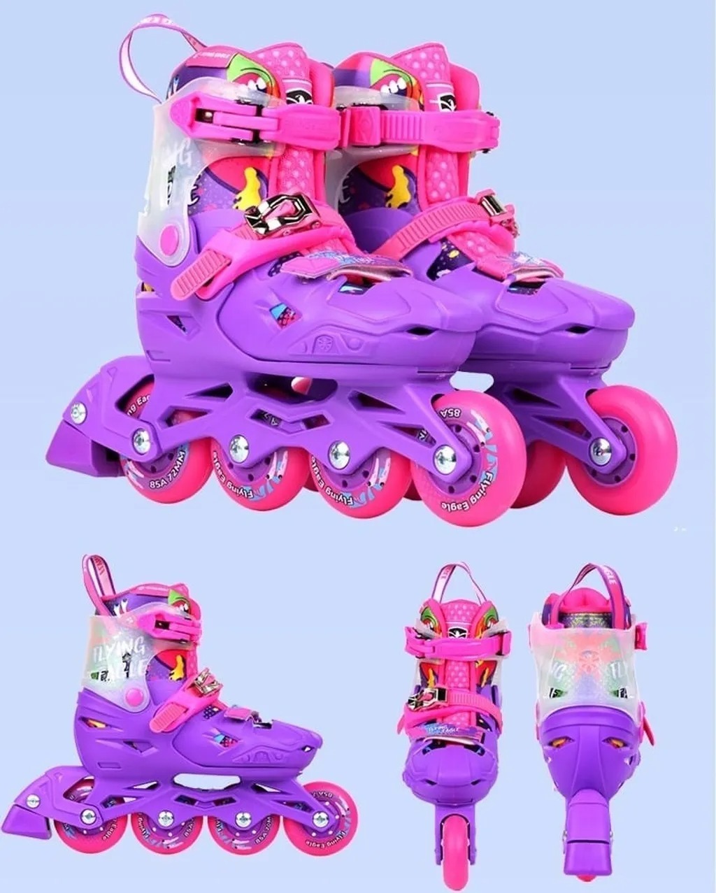 FLYING EAGLE - S3 Cosmo Kids Adjustable Inline Skates (Various Colours)