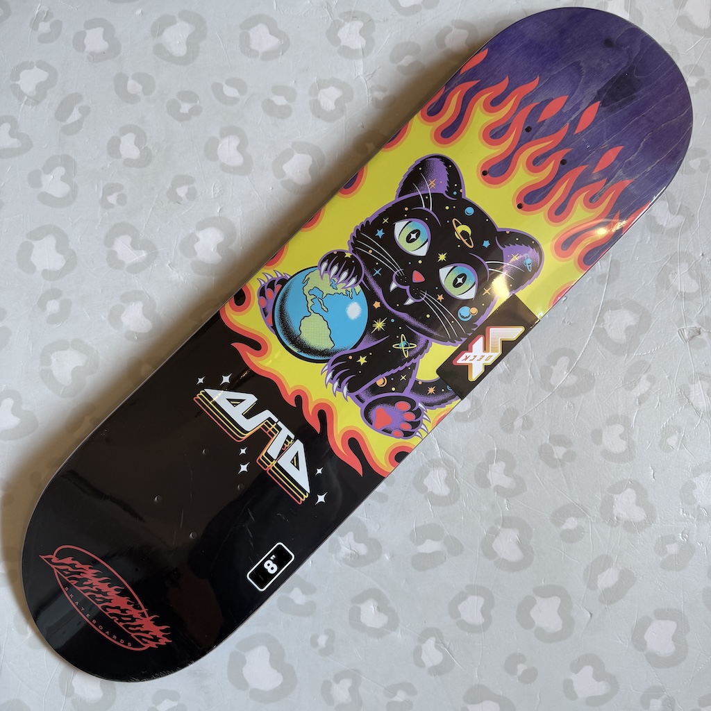 SANTA CRUZ - Asta Space Kitten VX 8.0" Skateboard Deck